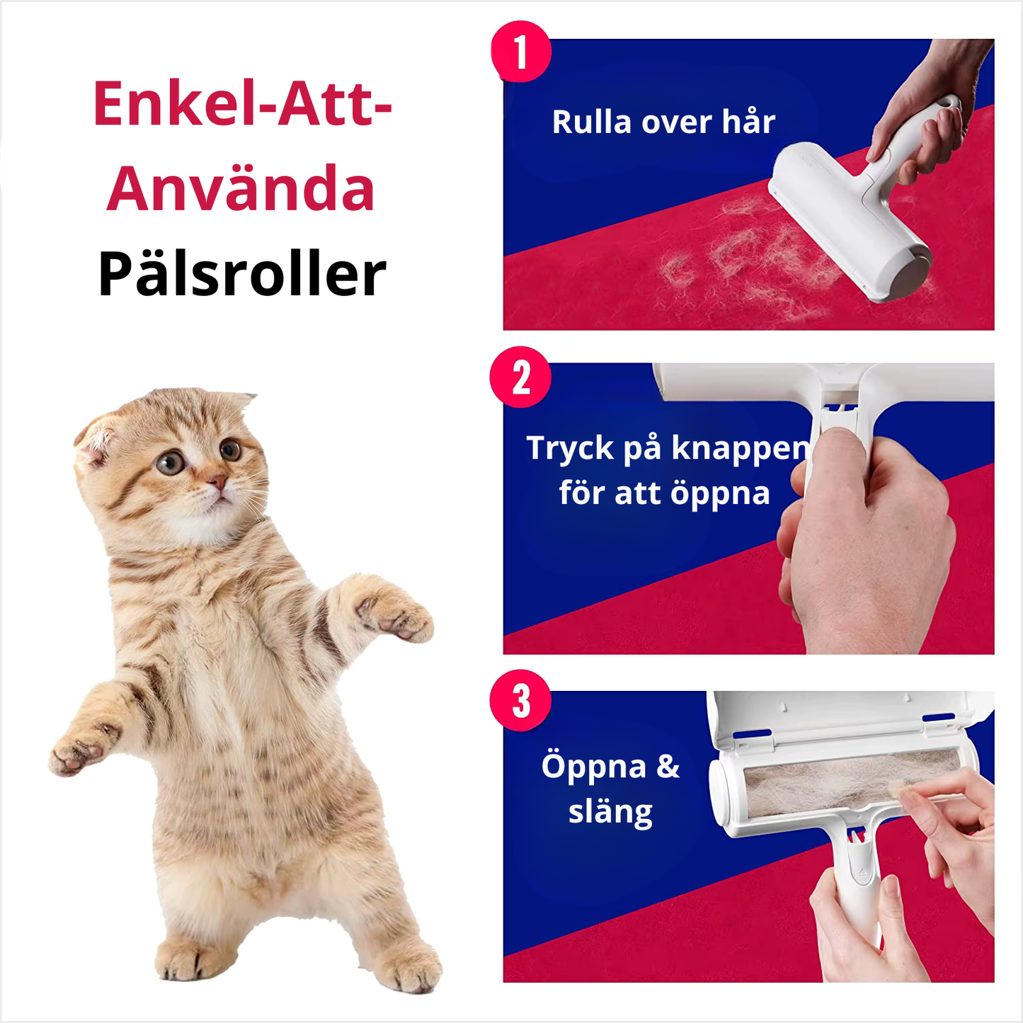 Pälsfri — det smartaste vapnet mot katt- och hundhår i ditt hem.